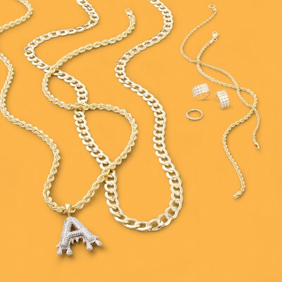 016 Gauge Hollow Rope Chain Bracelet in 14K Gold - 7.5"