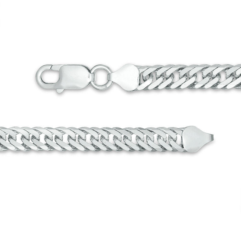 Main Image 2 of 120 Gauge Cuban Curb Chain Necklace in Sterling Silver - 24"
