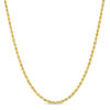 Thumbnail Image 1 of 016 Gauge Hollow Rope Chain Necklace in 14K Gold - 22"