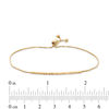 Thumbnail Image 2 of Diamond-Cut Bar Bolo Bracelet in 10K Gold - 9"