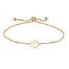Thumbnail Image 1 of Polished Hamsa Bolo Bracelet in 10K Gold - 9.5"