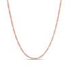 Thumbnail Image 1 of Child's 030 Gauge Singapore Chain Necklace in 14K Rose Gold - 13"