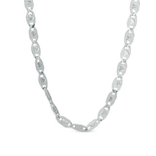080 Gauge Valentino Chain Necklace in Sterling Silver - 18"