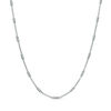 Tube Station Necklace in Sterling Silver