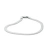 Made in Italy 040 Gauge Herringbone Chain Bracelet in Sterling Silver - 7.5"