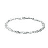 Thumbnail Image 1 of 035 Gauge Multi-Strand Hammered Bracelet in Sterling Silver - 7.5"