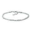 Thumbnail Image 1 of 120 Gauge Alternating Multi-Shaped Beads Bracelet in Sterling Silver - 7.5"