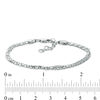 Thumbnail Image 2 of 120 Gauge Alternating Multi-Shaped Beads Bracelet in Sterling Silver - 7.5"