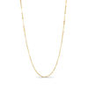 Thumbnail Image 1 of 10K Gold Diamond-Cut Forzatina Cable Chain Necklace - 36"