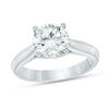 Thumbnail Image 0 of 8.2mm Cubic Zirconia Solitaire Engagement Ring in Sterling Silver - Size 7