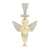 Thumbnail Image 0 of 1/5 CT. T.W. Diamond Praying Angel Necklace Charm in 10K Gold