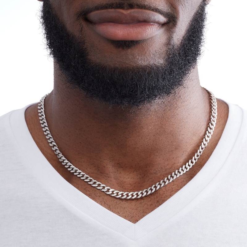 Mens Chain | Gold 7mm Curb Chain Necklace | Gold Chains for Men | Stainless Steel Chains | 7mm Curb Chain 18 / 20 / 22 Chain