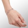 Cubic Zirconia Multi-Strand Bolo Bracelet in Solid Sterling Silver - 9"