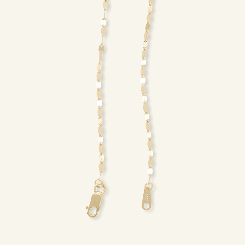 Main Image 2 of Made in Italy Cross "Y" Necklace in 10K Gold - 22"