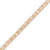 Thumbnail Image 0 of Yellow Cubic Zirconia Tennis Bracelet in 10K Gold - 7.5"