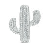 Thumbnail Image 1 of Cubic Zirconia Cactus Necklace Charm in Sterling Silver