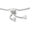 Thumbnail Image 2 of 6mm Cubic Zirconia Frame Station Bolo Bracelet in Sterling Silver - 9"