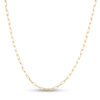 Thumbnail Image 1 of 040 Gauge Forzatina Cable Chain Necklace in 10K Gold - 24"