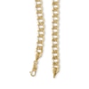 Thumbnail Image 1 of 10K Hollow Gold Curb Chain Made in Italy - 24"