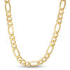Thumbnail Image 1 of 180 Gauge Figaro Chain Necklace in 10K Gold - 24"