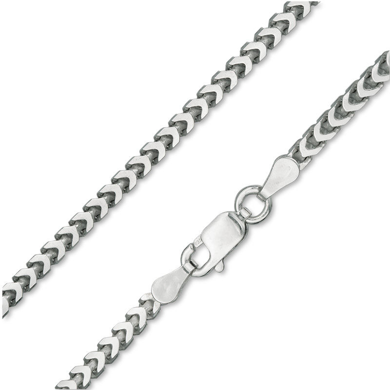 Main Image 1 of 080 Gauge Wheat Chain Necklace in Sterling Silver - 22"