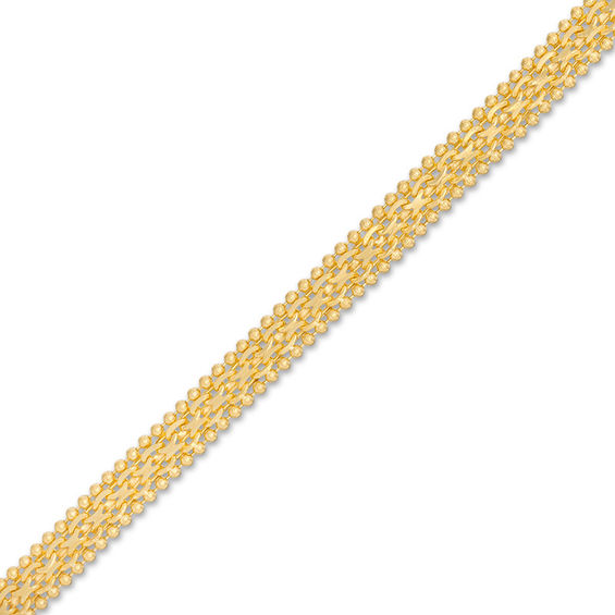 040 Gauge Bismark Chain Bracelet in 10K Gold - 7.25"
