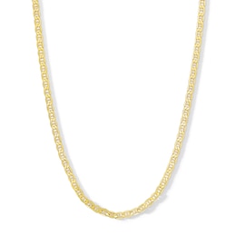 10K Gold Bonded Mariner Chain - 22"