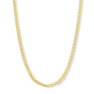 10K Gold Bonded Mariner Chain - 22"