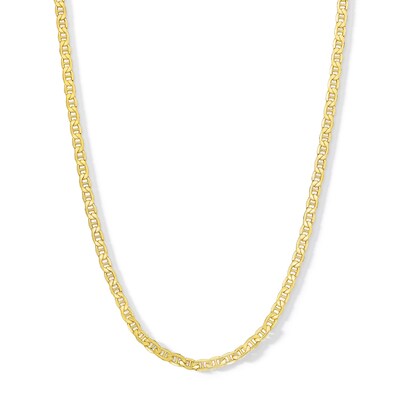 10K Gold Bonded Mariner Chain - 22"