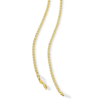 10K Gold Bonded Mariner Chain - 22"