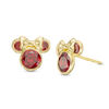 Thumbnail Image 1 of Child's Red Cubic Zirconia ©Disney Minnie Mouse Stud Earrings in 10K Gold