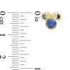 Thumbnail Image 2 of Child's Blue Cubic Zirconia ©Disney Minnie Mouse Stud Earrings in 10K Gold