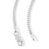 Thumbnail Image 3 of Sterling Silver Curb Chain Made in Italy - 20"
