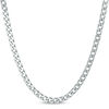 Gauge Curb Chain Necklace in Sterling Silver