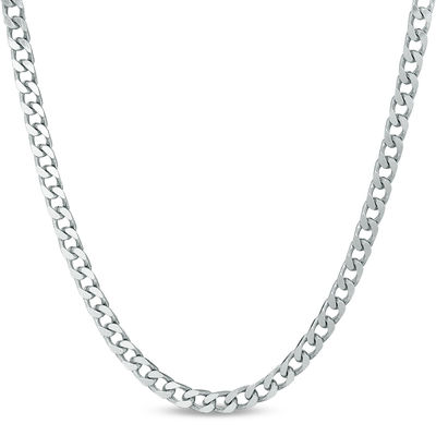Gauge Curb Chain Necklace in Sterling Silver