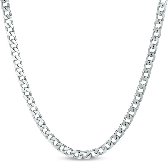 Gauge Curb Chain Necklace in Sterling Silver