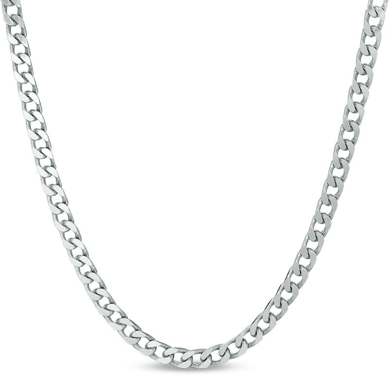 Gauge Curb Chain Necklace in Sterling Silver