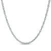 050 Gauge Singapore Chain Necklace in Sterling Silver - 20"