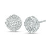 Thumbnail Image 0 of 1/5 CT. T.W. Composite Diamond Compass Frame Stud Earrings in Sterling Silver - XL Post