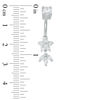 Thumbnail Image 2 of Solid Stainless Steel CZ Flower and Leaf Trio Dangle Belly Button Ring - 14G