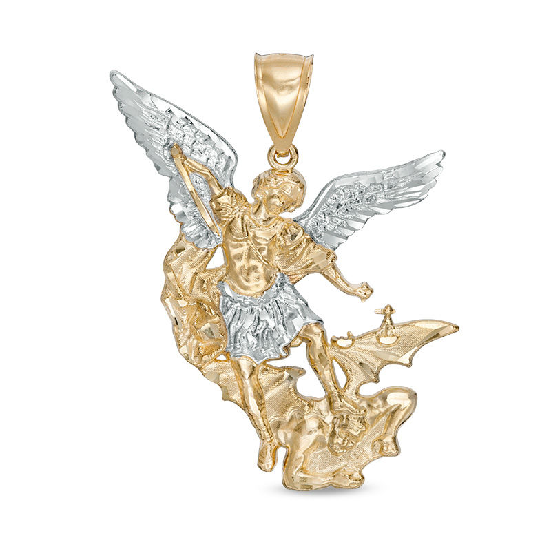 Stunning Saint Michael Pendant Necklace
