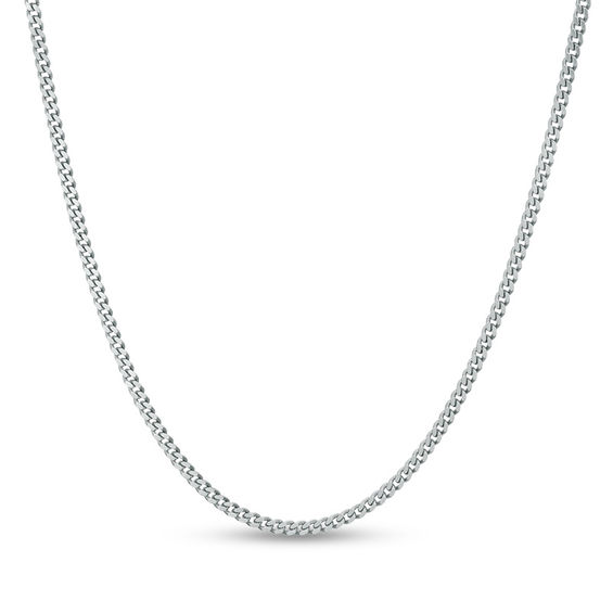 Gauge Curb Chain Necklace in Sterling Silver