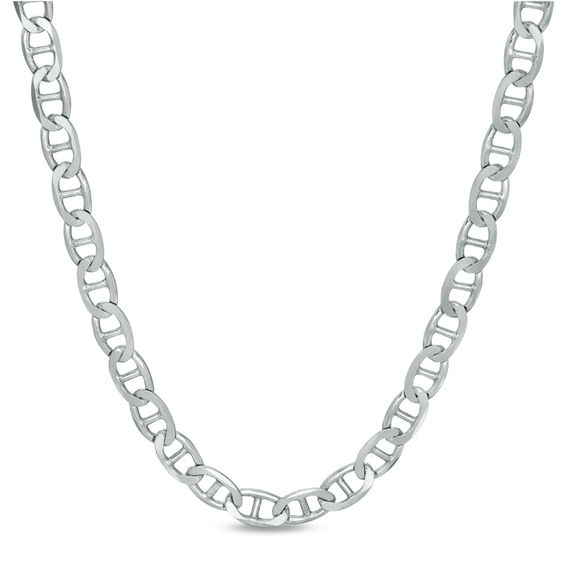 Gauge Mariner Chain Necklace in Sterling Silver