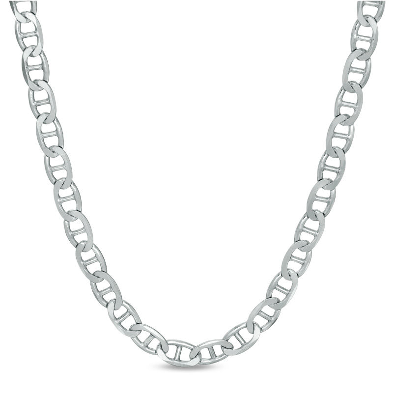 120 Gauge Mariner Chain Necklace in Sterling Silver 22