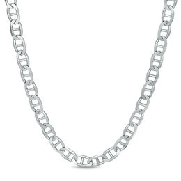 150 Gauge Mariner Chain Necklace in Sterling Silver - 24"