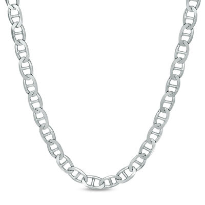 150 Gauge Mariner Chain Necklace in Sterling Silver - 24"