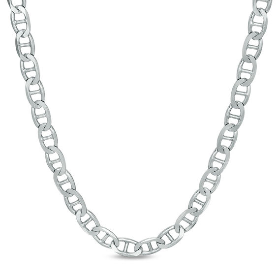 150 Gauge Mariner Chain Necklace in Sterling Silver - 24"