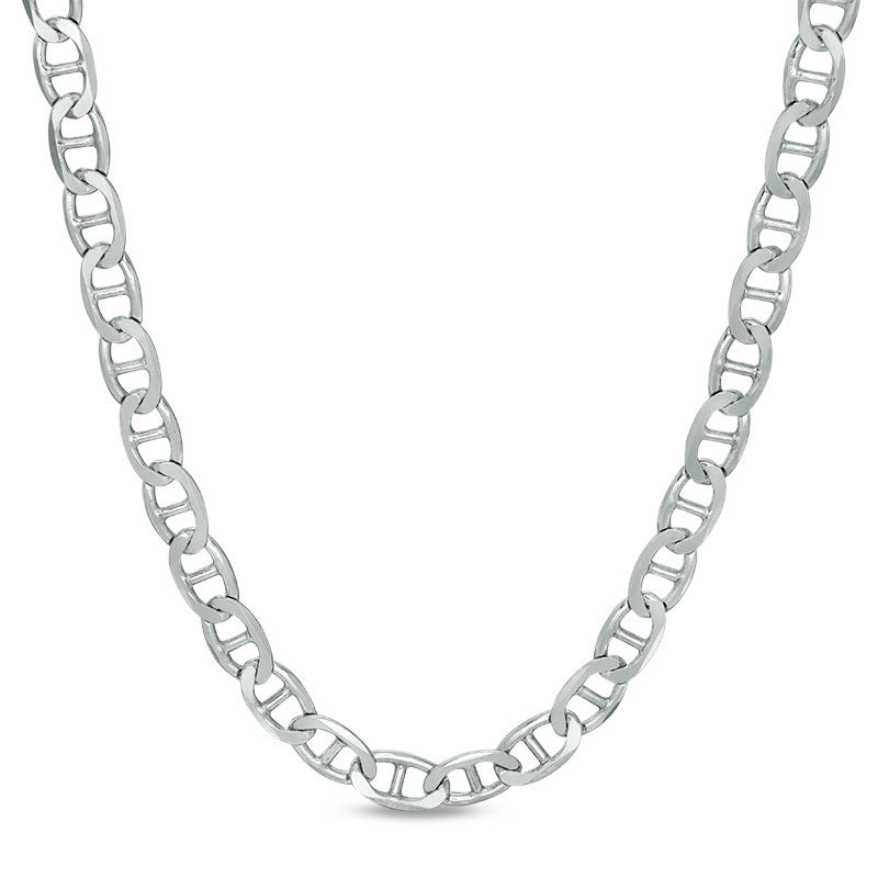 Main Image 1 of 150 Gauge Mariner Chain Necklace in Sterling Silver - 24"