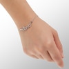 Thumbnail Image 3 of Sterling Silver Diamond Accent Lowercase "love" Bolo Bracelet - 9.5"