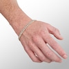 Thumbnail Image 3 of 1 CT. T.W. Diamond Pavé Curb Link Bracelet in Sterling Silver with 14K Gold Plate - 8.75"